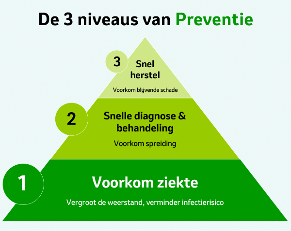 De 3 niveaus van gezondheidszorg voor kalveren