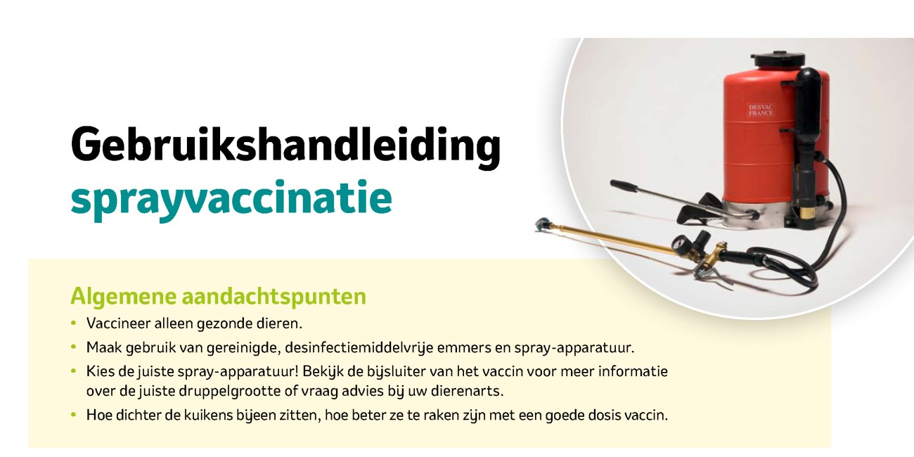 succesvolle spray vaccinatie