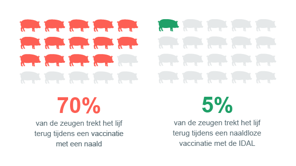 Veel minder pijn- en angstreacties